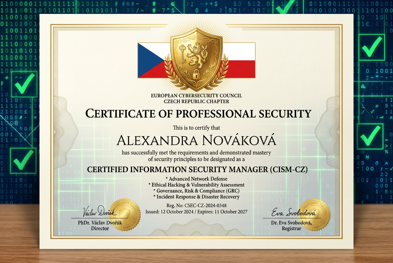 Oficiální licence a bezpečnostní certifikáty českého Ministerstva financí pro hazardní hry