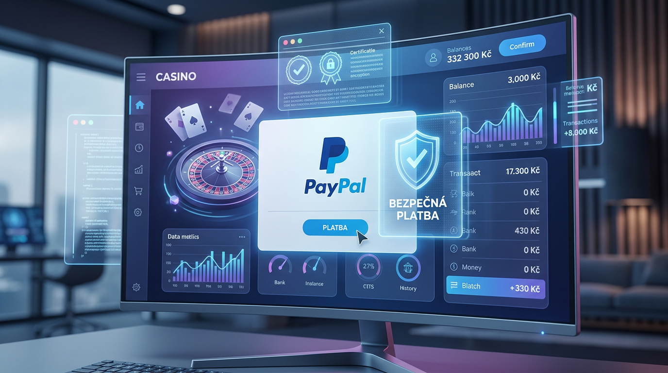 Futuristické PayPal casino v České republice s bezpečnostními prvky