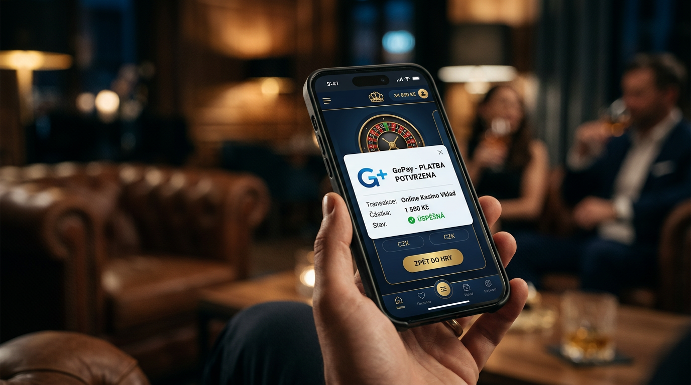 Platební brána GoPay v mobilním online kasinu